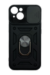 Чохол Camshield Serge Ring for Magnet для iPhone 14 black протиударний шторка/захист камери