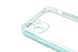 Силіконовий чохол Сlear для iPhone 11 green Full Camera з глянцовою окантовкою