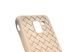 Силіконовий чохол Weaving case для Samsung J6 (2018) gold (плетінка)