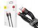 USB кабель Baseus CALKLF-C Lightning 1.5A/2m black-red