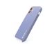 Чохол шкіра Xshield для iPhone 12 lavender gray