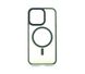 Чохол TPU+PC Metal Buttons with MagSafe Colorful для iPhone 13 Pro green