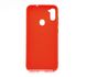 Силиконовый чехол Soft Feel для Samsung A11 red