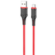 USB кабель Borofone BX67 Micro 2.4A/1m red
