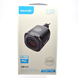 Мережевий зарядний пристрій Senteo Z-02S QC3.0/3A/30W PD USB+Type-C (СЕ сертифікат) black
