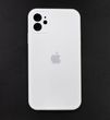 Силиконовый чехол Full Cover Square для iPhone 11 white Full Camera