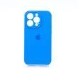 Силіконовий чохол Full Cover для iPhone 14 Pro capri blue Full Camera