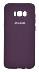 Силиконовый чехол Full Cover для Samsung S8+ grape