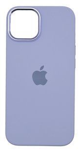 Силиконовый чехол Metal Frame and Buttons для iPhone 14 glycine