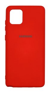 Силиконовый чехол Full Cover для Samsung Note 10 lite/A81 red My Color