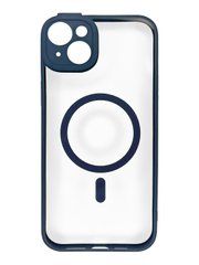 Чохол Baseus Frame Series Magnetic Case+Glass 0.22mm для iPhone 14 Plus dark blue