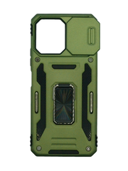 Чехол Camshield Army Ring для Xiaomi Redmi 12 army green противоударная шторка/защита камеры