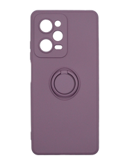 Чохол (TPU) Candy Ring для Xiaomi Redmi Note 12 Pro 5G/Poco X5 Pro 5G cherry purple Full Camera