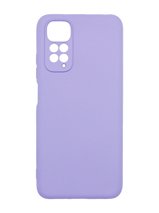Силіконовий чохол SMTT для Xiaomi Redmi Note 11/Note 11S lavander Full Camera з мікрофіброю