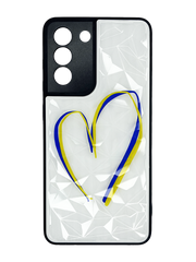 TPU+PC чохол Prisma UA для Samsung S21 FE ukrainian heart Full Camera