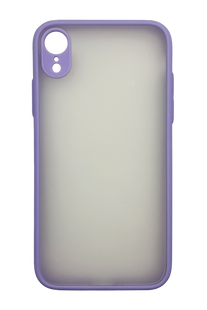 Чохол 2 в 1 Matte Color для iPhone XR lilac/green