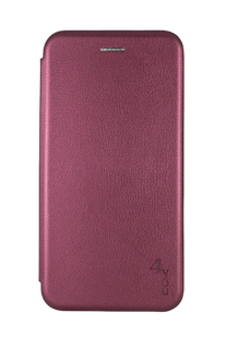 Чехол книжка Original кожа для Samsung A07 marsala (4you)