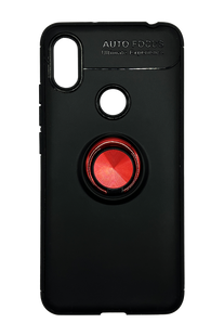 Накладка TPU Deen ColorRing для Xiaomi Redmi S2 black/red під магнітний тримач