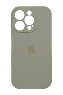 Силиконовый чехол Full Cover для iPhone 16 Pro stone Full Camera