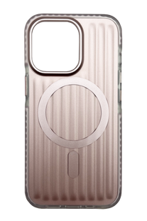 TPU чохол Ribbed Matte with MagSafe для iPhone 13 Pro pink