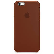 Силіконовий чохол для Apple iPhone 6 + original brown