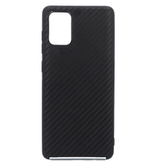 TPU чехол Epic Carbon для Samsung A71 black