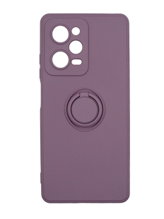 Чохол (TPU) Candy Ring для Xiaomi Redmi Note 12 Pro 5G/Poco X5 Pro 5G cherry purple Full Camera