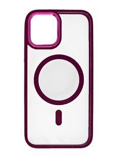 Чохол WAVE Ardor with MagSafe для iPhone 12/12 Pro clear bordo