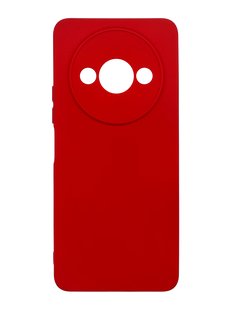 Силіконовий чохол Full Cover для Xiaomi Redmi A3 red Full camera без logo
