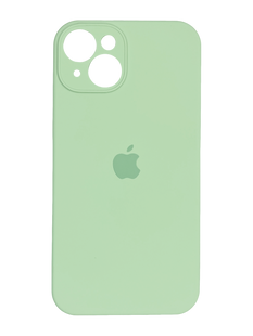 Силіконовий чохол Full Cover для iPhone 14 pistashio (fresh green) Full Camera