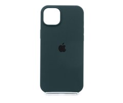 Силіконовий чохол Full Cover для iPhone 15 Plus forest green