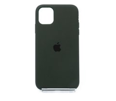 Силіконовий чохол Full Cover для iPhone 11 black green
