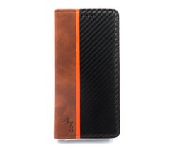 Чохол книжка Carbon для Samsung A32 4G dark brown/black (4you)