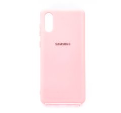 Силіконовий чохол Full Cover для Samsung A02 pink my color