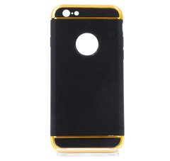 Силиконовый чехол WUW K51 для iPhone 6G black-gold