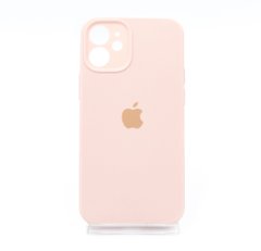 Силіконовий чохол Full Cover для iPhone 12 mini pink sand Full Camera