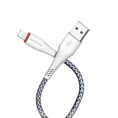 USB кабель Borofone BX25 Powerful Lightning 2.4A/1m white