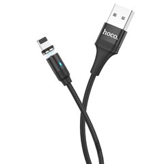 USB кабель Hoco U16 Skill magnetic Lightning 2.4A/1.2m black