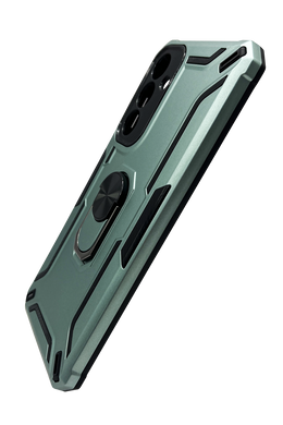 Чехол WAVE Power Magnetic для Samsung A25 dark green Full Camera противоударный