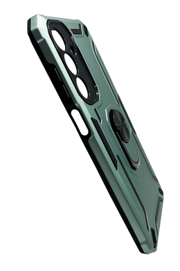 Чехол WAVE Power Magnetic для Samsung A25 dark green Full Camera противоударный