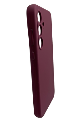 Силиконовый чехол Fibra для Samsung A55 marsala Full Camera