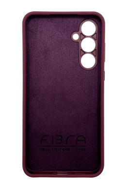 Силиконовый чехол Fibra для Samsung A55 marsala Full Camera