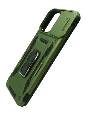 Чохол Camshield Army Ring для Xiaomi Redmi 12 army green протиударний шторка/захист камери