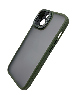 Чехол Metall Camera Touch Soft для iPhone 15 alpine green Full Camera
