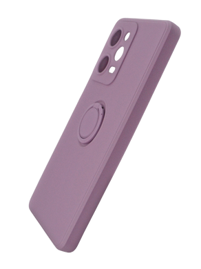 Чохол (TPU) Candy Ring для Xiaomi Redmi Note 12 Pro 5G/Poco X5 Pro 5G cherry purple Full Camera