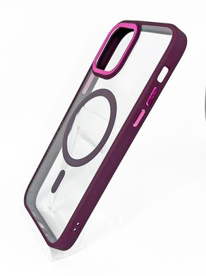 Чохол WAVE Ardor with MagSafe для iPhone 12/12 Pro clear bordo
