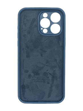Силіконовий чохол Full Cover для iPhone 15 Pro Max abyss blue Full Camera