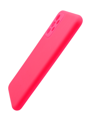 Силиконовый чехол Full Cover для Samsung A23 4G hot pink Full Camera без logo