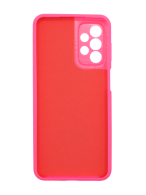 Силиконовый чехол Full Cover для Samsung A23 4G hot pink Full Camera без logo