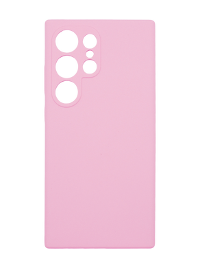 Силиконовый чехол Full Cover для Samsung S24 Ultra light pink (AAA) Full Camera без logo